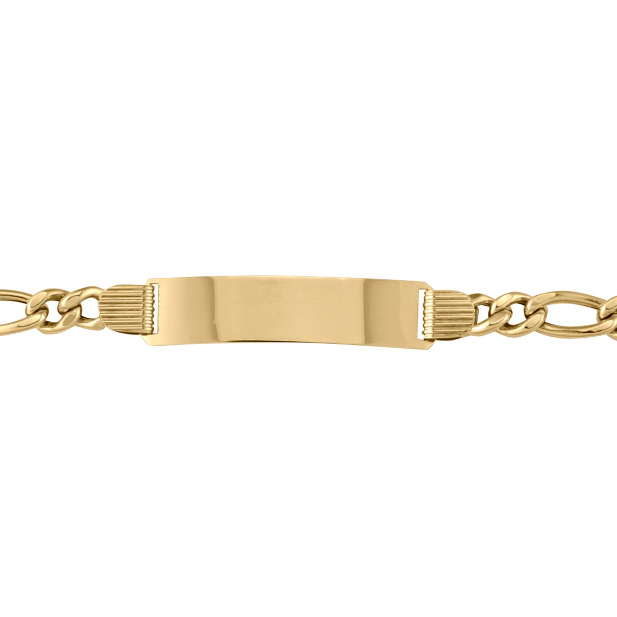 B0109, Gold Bracelet, Engravable ID, Yellow Gold