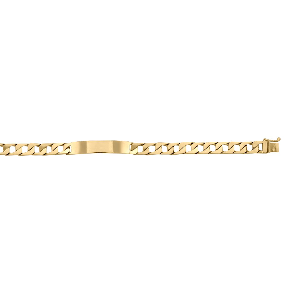 B0201, Gold Bracelet, Engravable ID, Yellow Gold