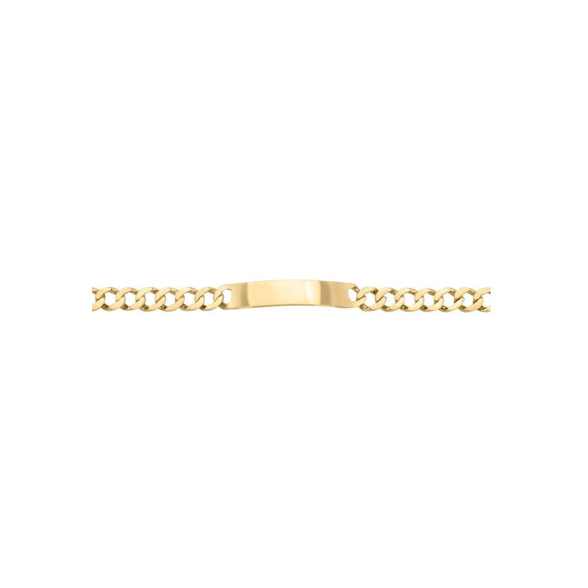 B0202, Gold Bracelet, Engravable ID, Yellow Gold