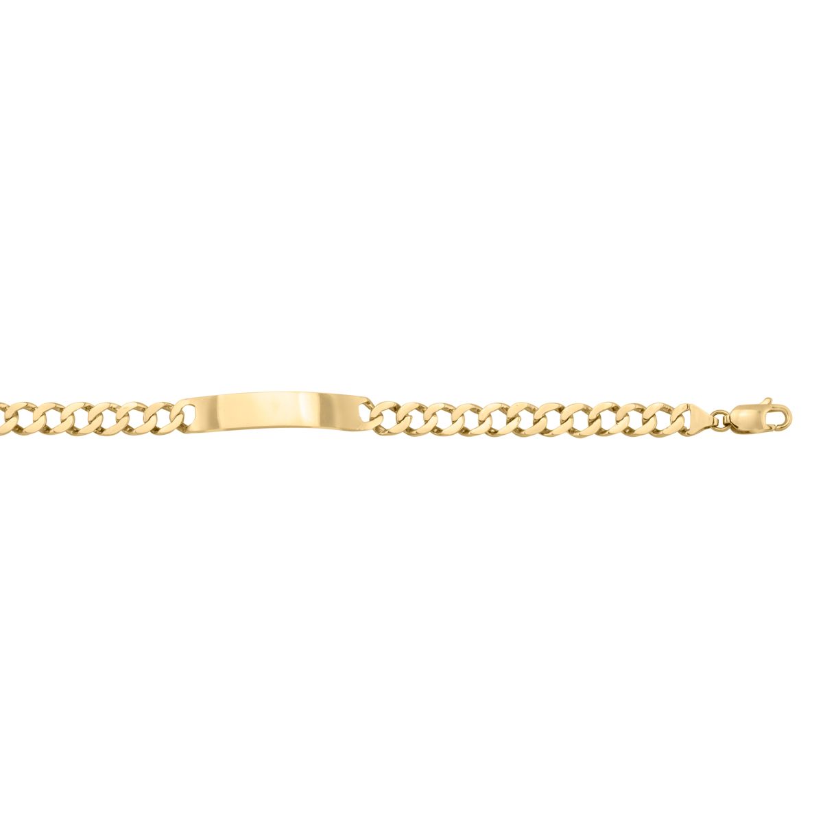 B0202, Gold Bracelet, Engravable ID, Yellow Gold