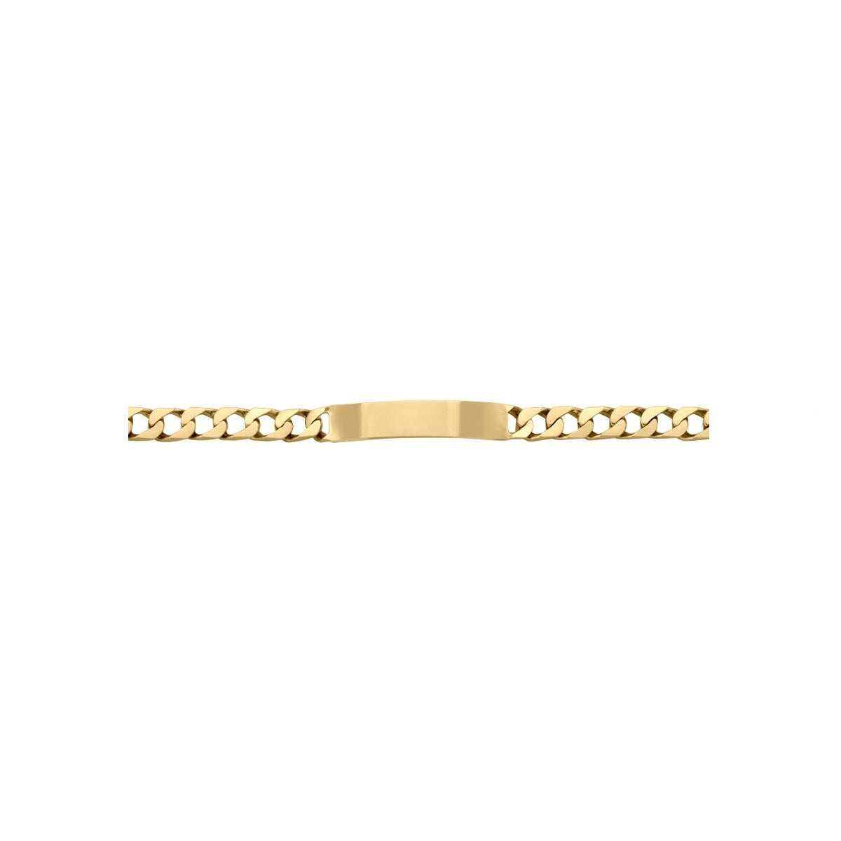 B0204, Gold Bracelet, Engravable ID, Yellow or White Gold