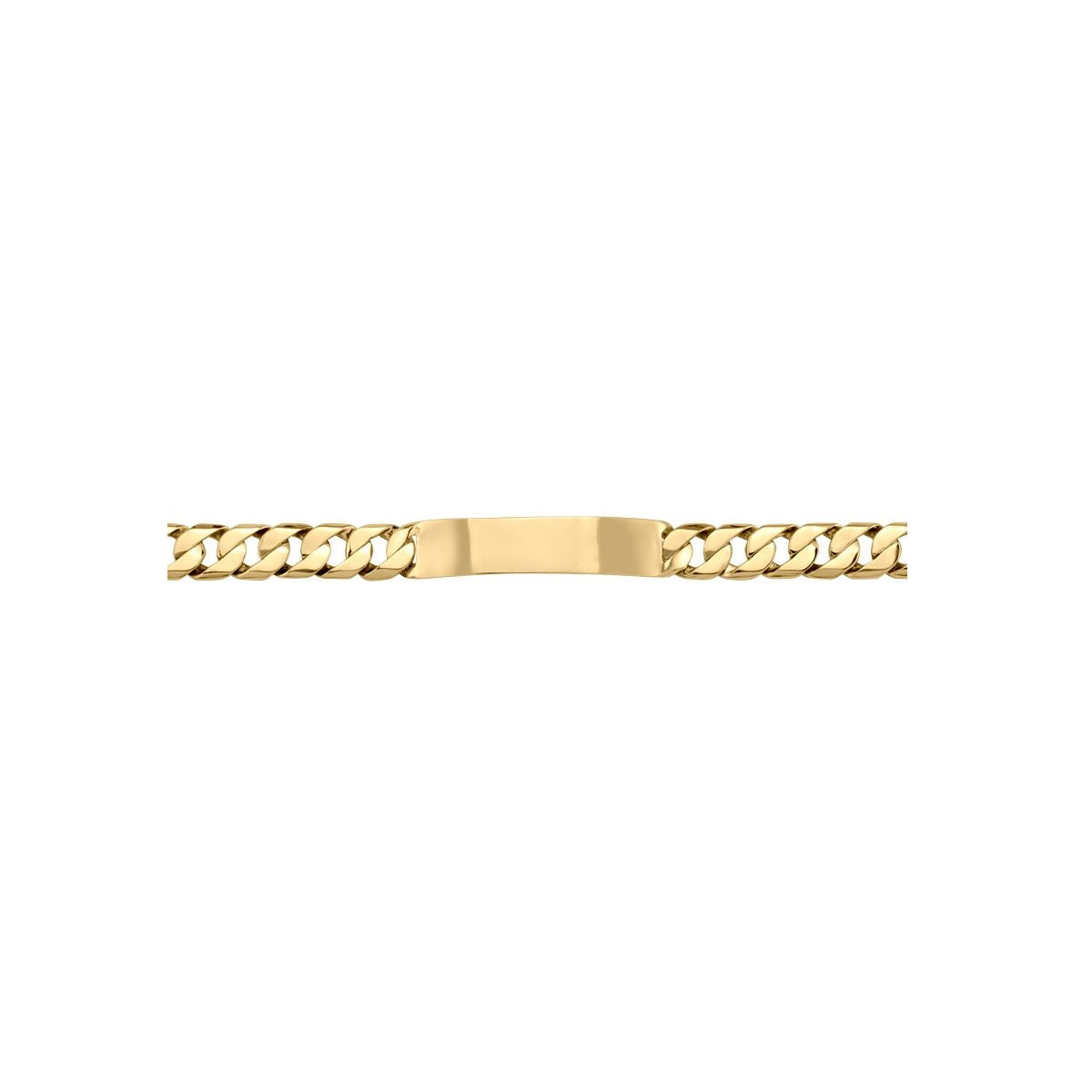 B0205, Gold Bracelet, Engravable ID, Yellow Gold
