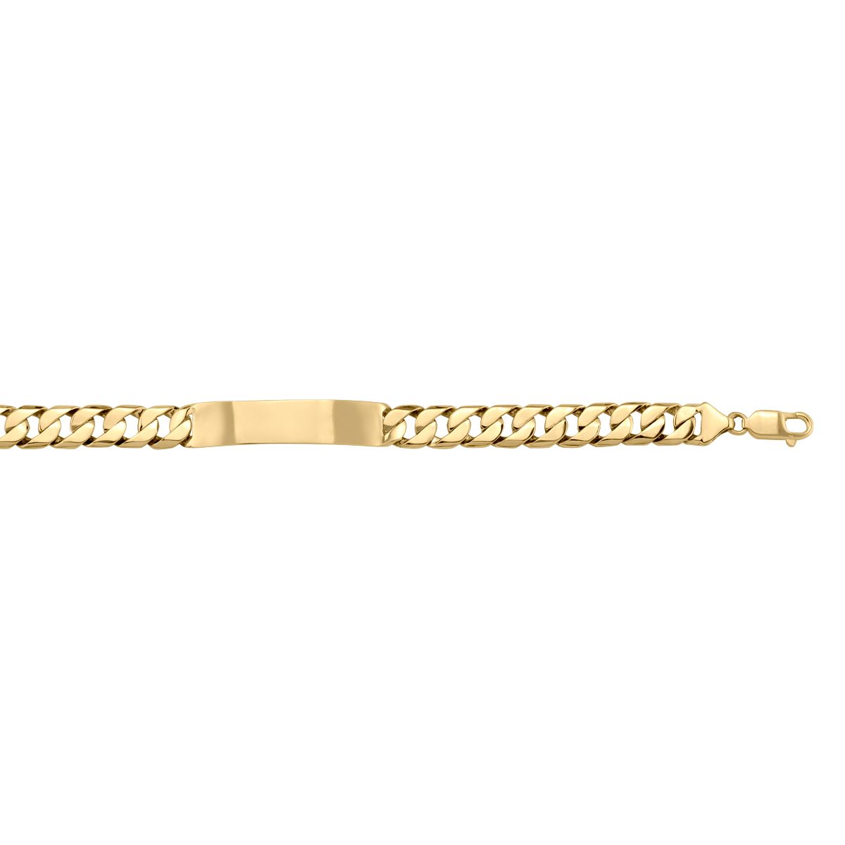 B0205, Gold Bracelet, Engravable ID, Yellow Gold