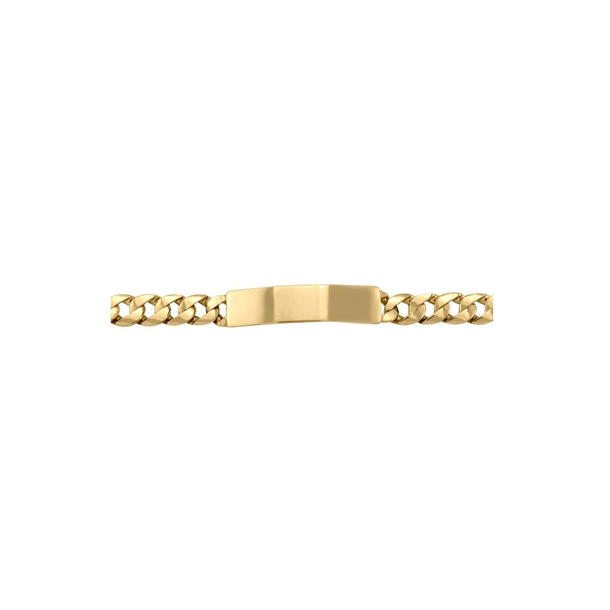 B0206, Gold Bracelet, Engravable ID, Yellow Gold