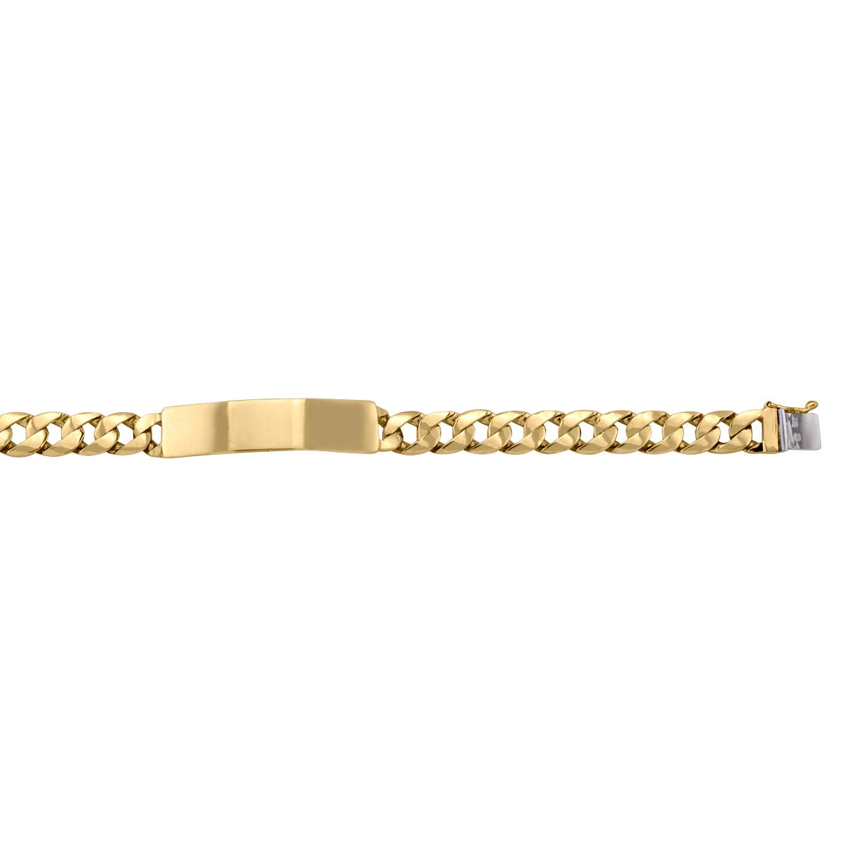 B0206, Gold Bracelet, Engravable ID, Yellow Gold