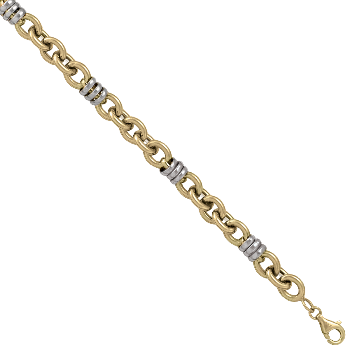 B0512, Gold Bracelet, Fancy, Two Tone Option