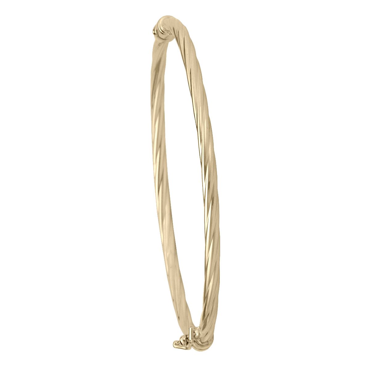 BBG0201, Gold Bangle, Hinged, Yellow or White Gold