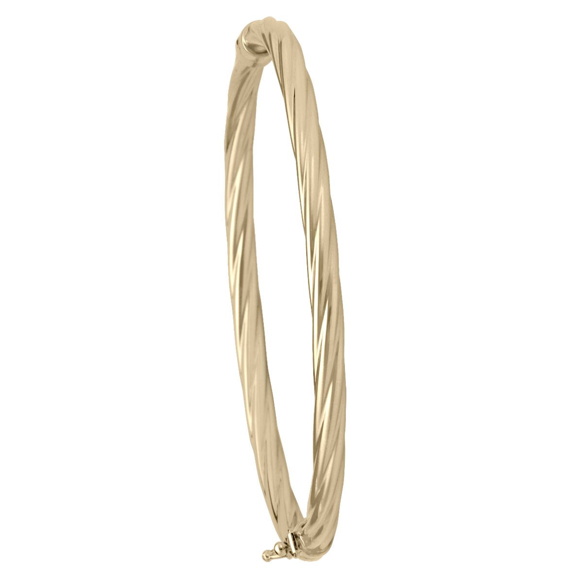 BBG0201, Gold Bangle, Hinged, Yellow or White Gold