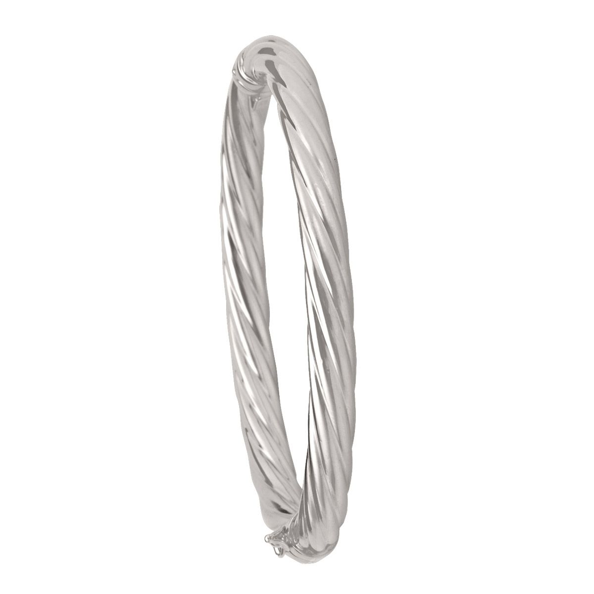 BBG0201, Gold Bangle, Hinged, Yellow or White Gold