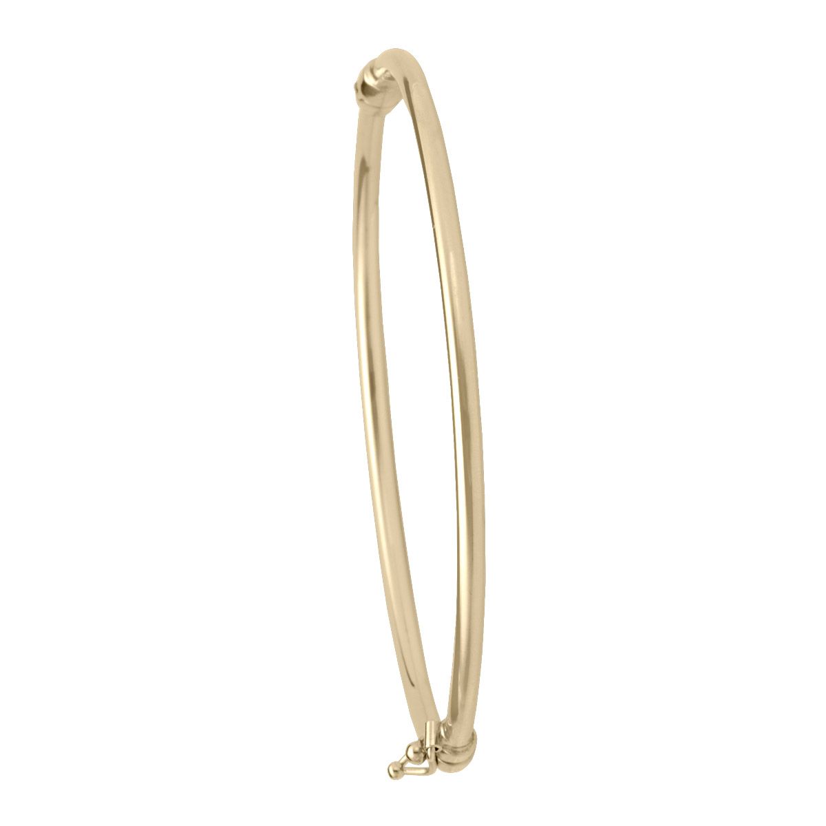 BBG0202, Gold Bangle, Hinged, Yellow or White Gold