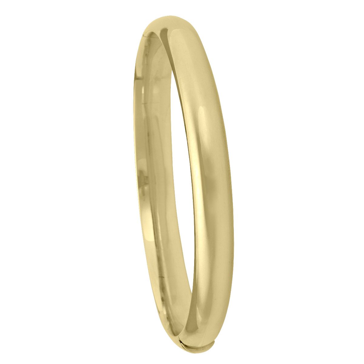 BBG0204, Gold Bangle, Hinged, Yellow Gold