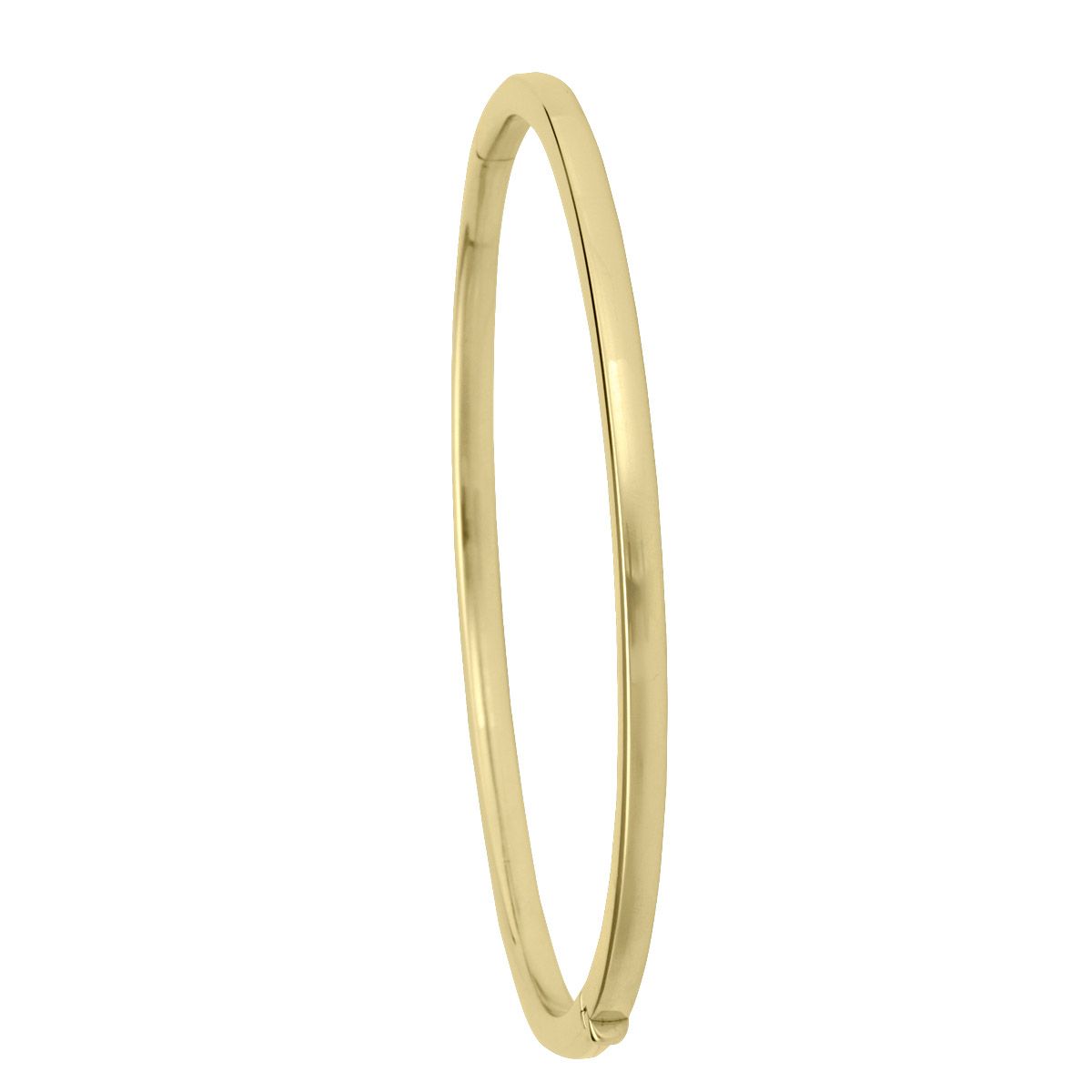 BBG0301, Gold Bangle, Hinged, Yellow or White Gold