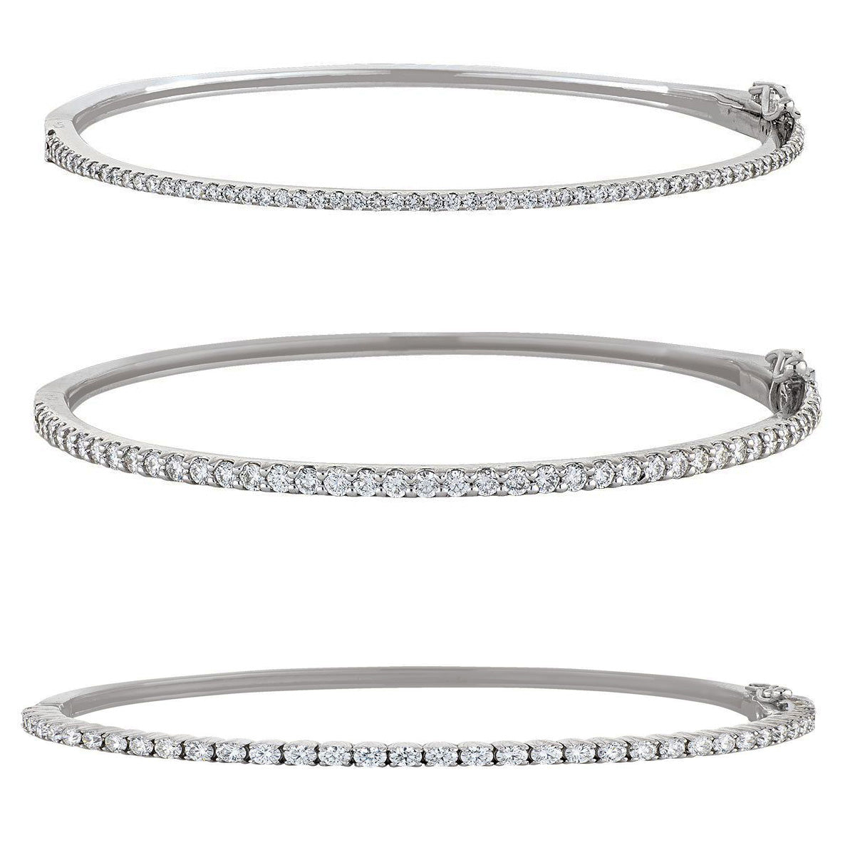 BBGD0102, Gold Bangle,Hinged, Diamond, Single Row