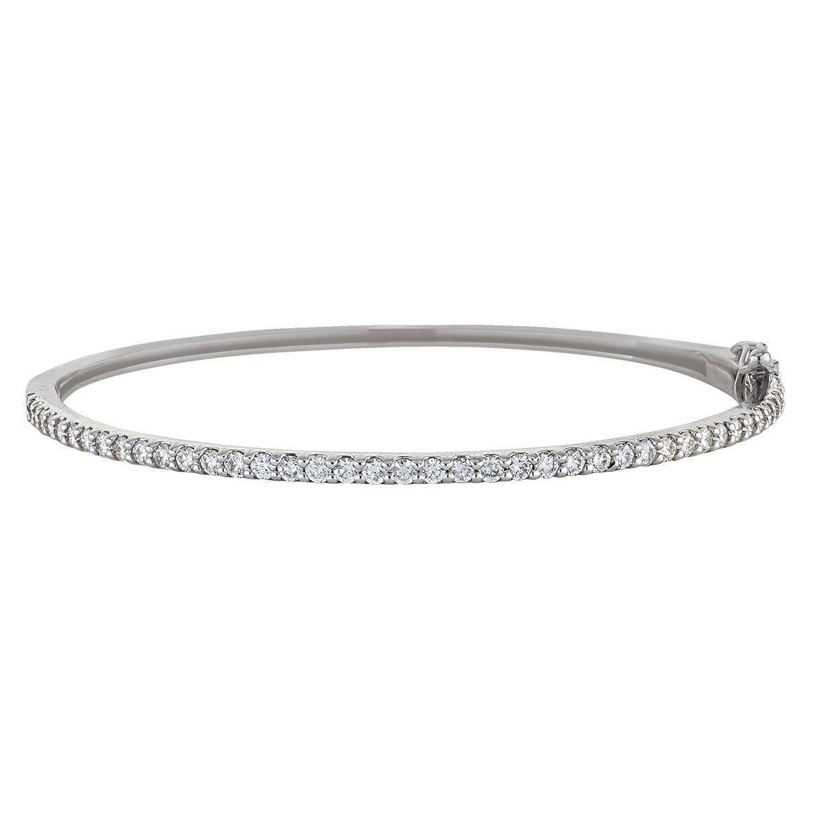 BBGD0102, Gold Bangle,Hinged, Diamond, Single Row