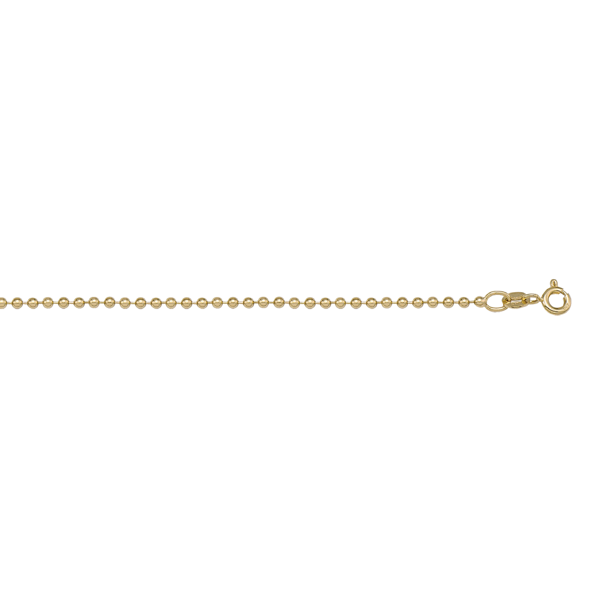 CBD01, Gold Chain, Bead, Yellow Gold