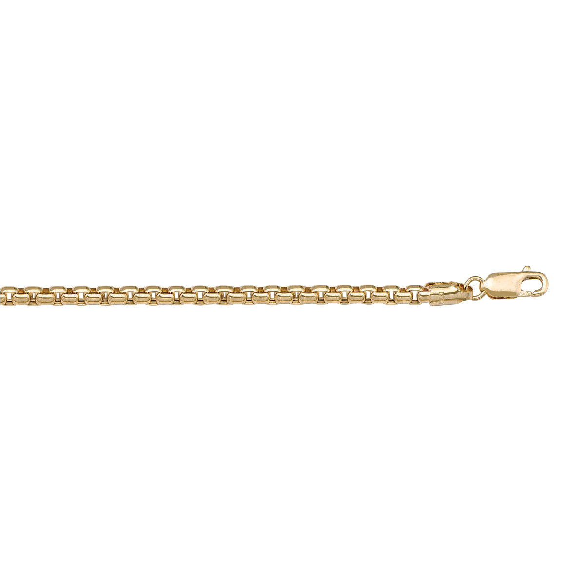 CBX02, Gold Bracelet, Hollow Box, Yellow Gold