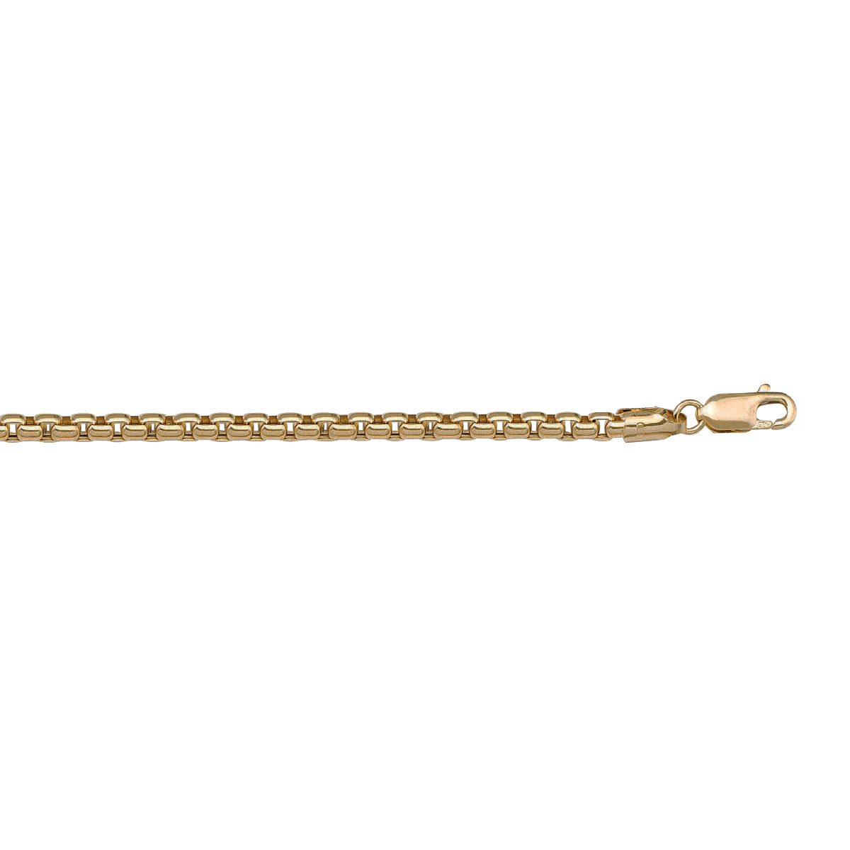 CBX02, Gold Bracelet, Hollow Box, Yellow Gold