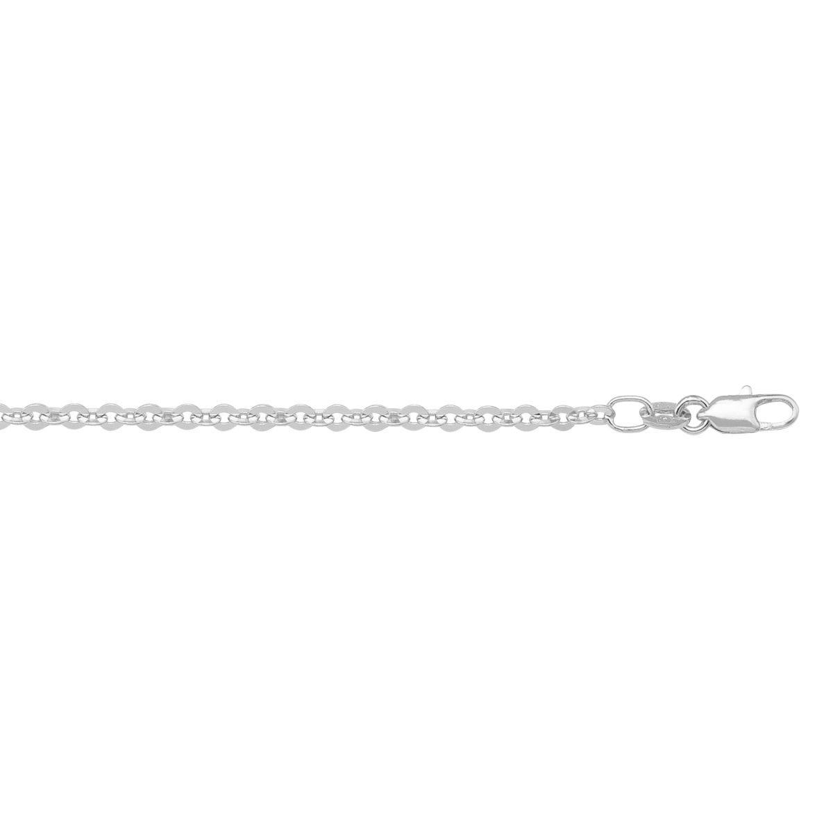 CCBL01, Gold Chain, Cable, White Gold
