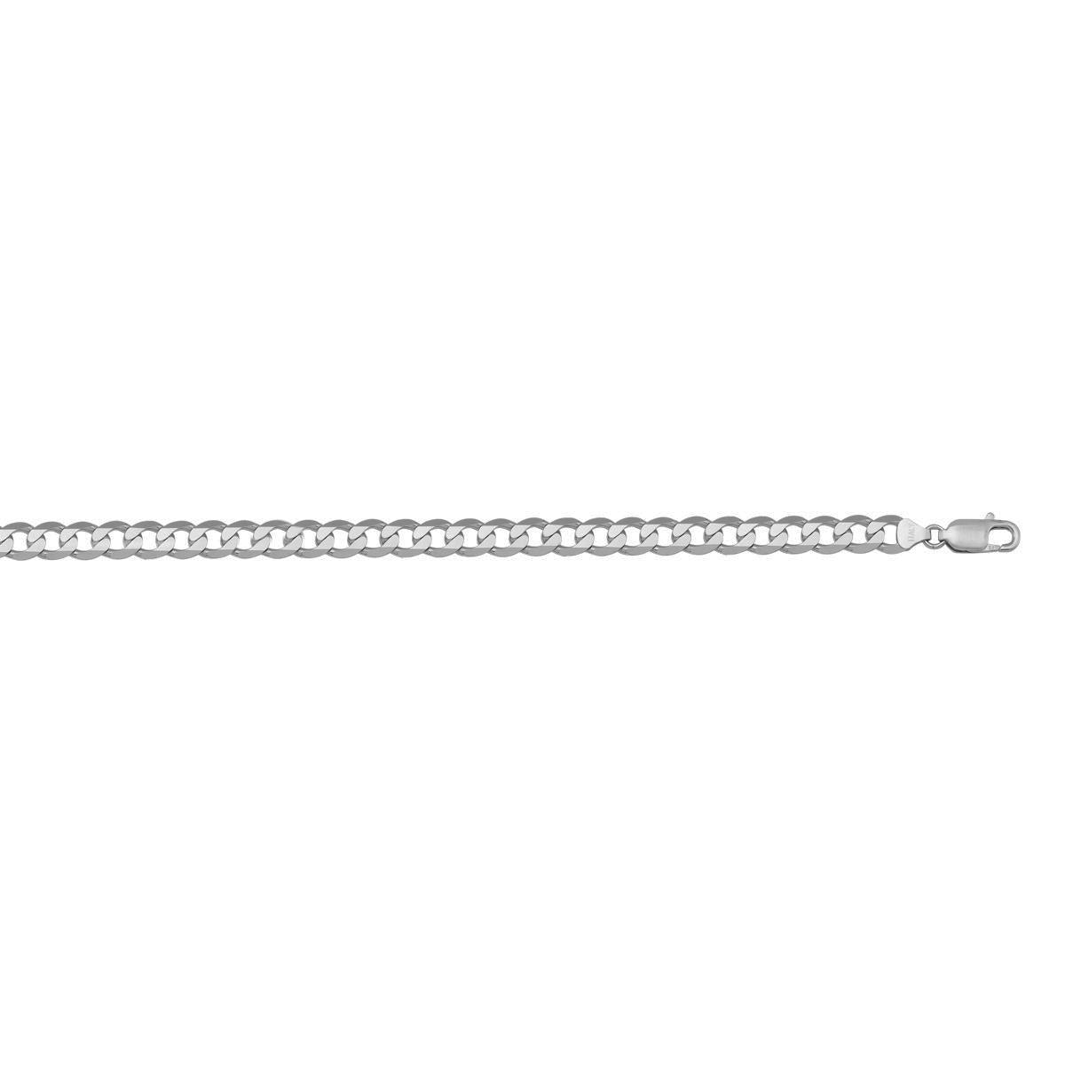 CCRB04, Gold Chain, Open Curb, White Gold
