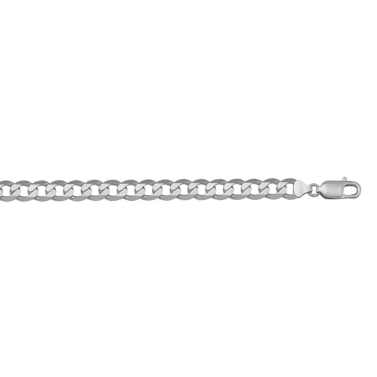 CCRB04, Gold Chain, Open Curb, White Gold