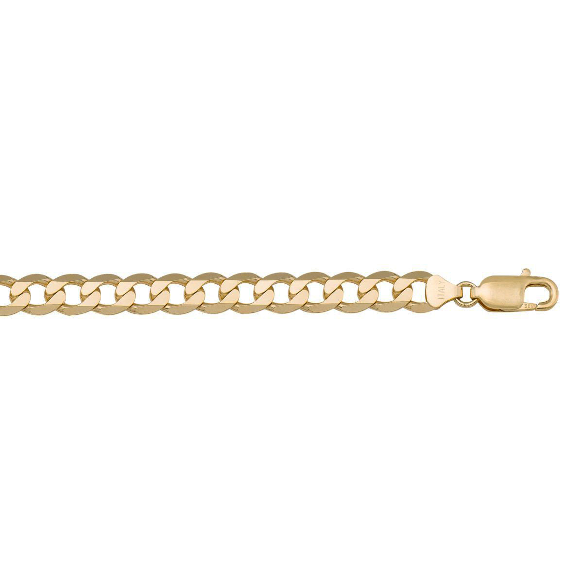 CCRB04, Gold Chain, Open Curb, Yellow Gold