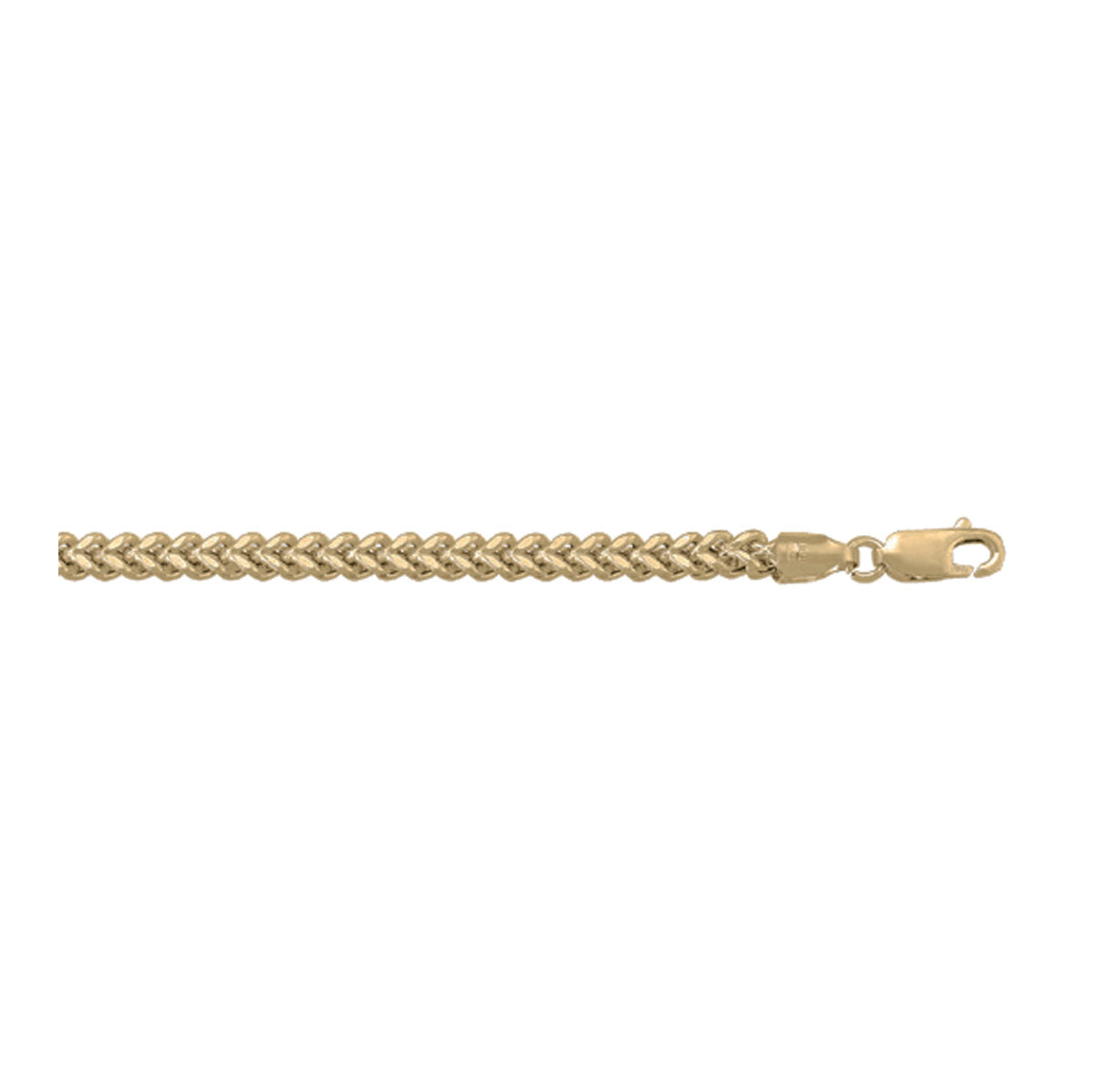 CFRA02, Gold Chain, Hollow Franco, Yellow Gold