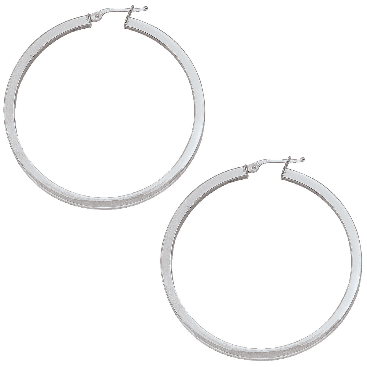 EH0102, Gold Earrings, Hoops, 2.5 mm Tubing
