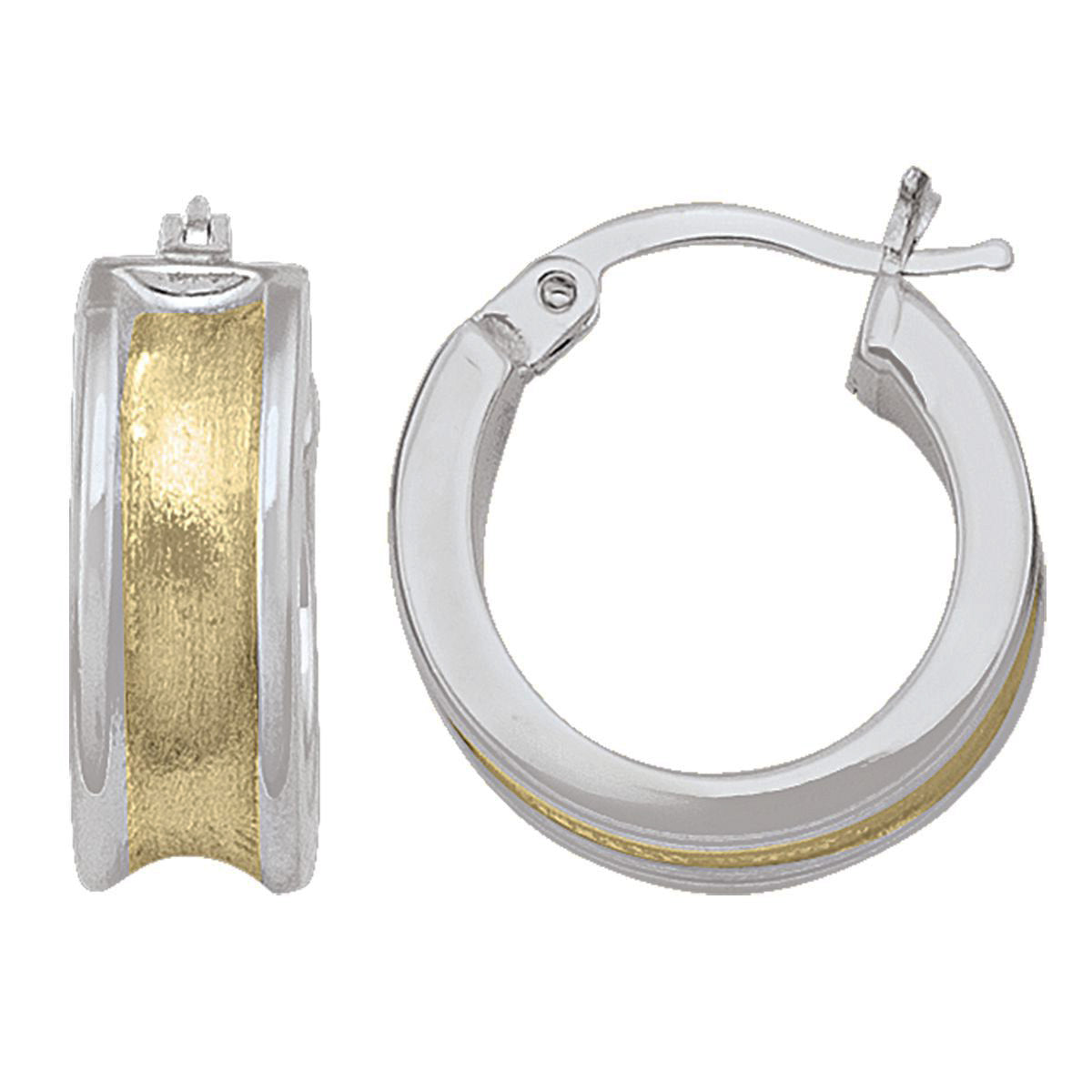 EH0610, Gold Earrings, Hoops, 5.2 mm Tubing