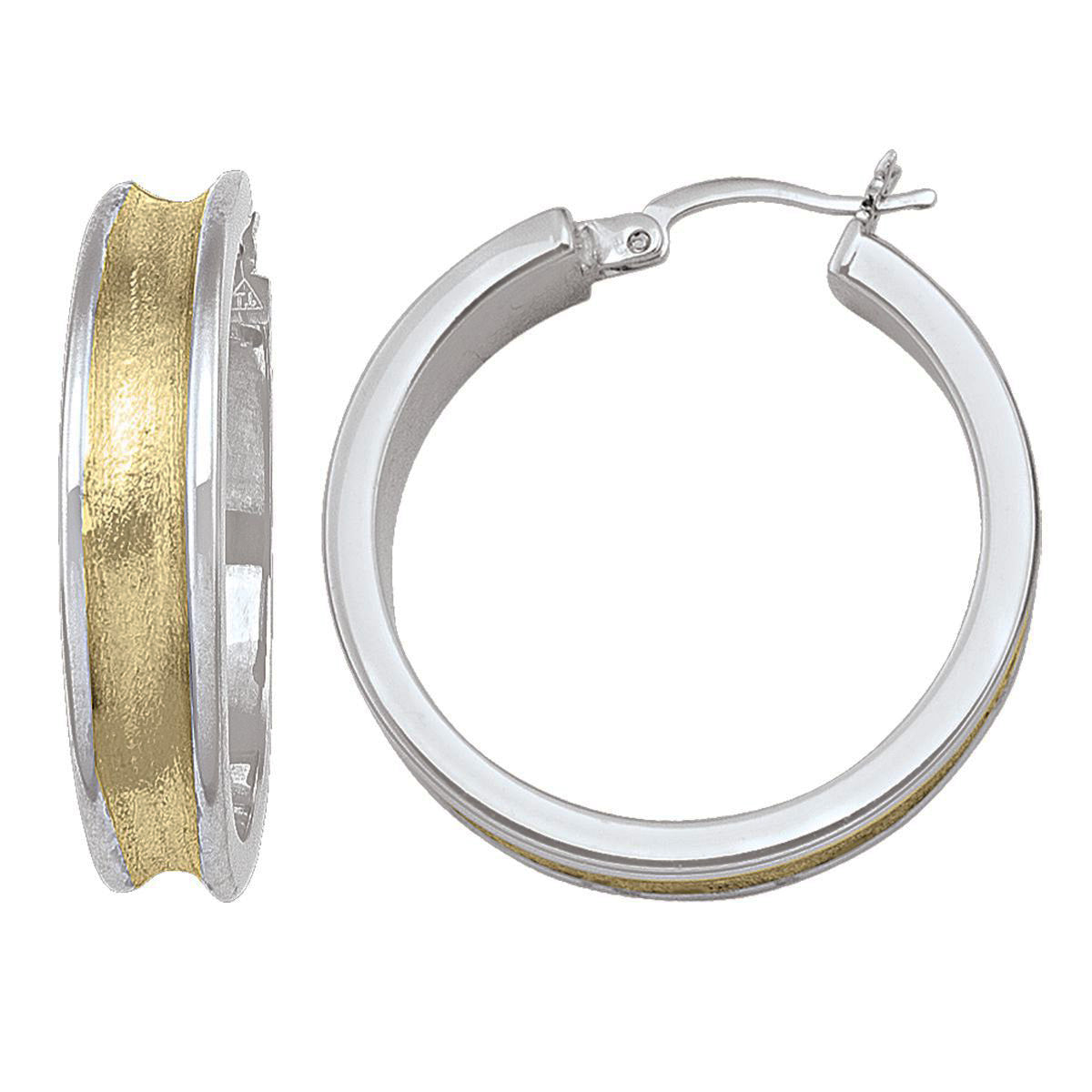 EH0610, Gold Earrings, Hoops, 5.2 mm Tubing
