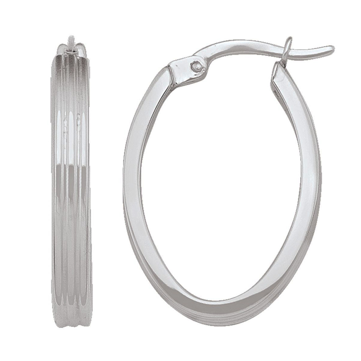 EH0402, Gold Earrings, Hoops, 3 mm Tubing