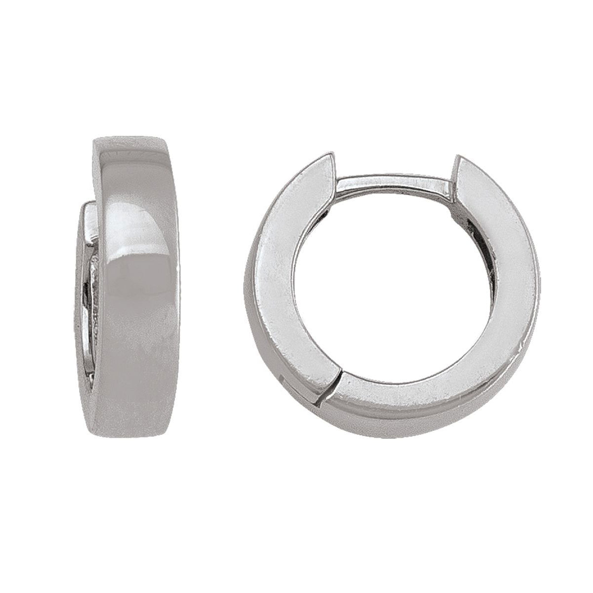 EHG0101, Gold Earrings, Huggies, 3.4 mm Tubing