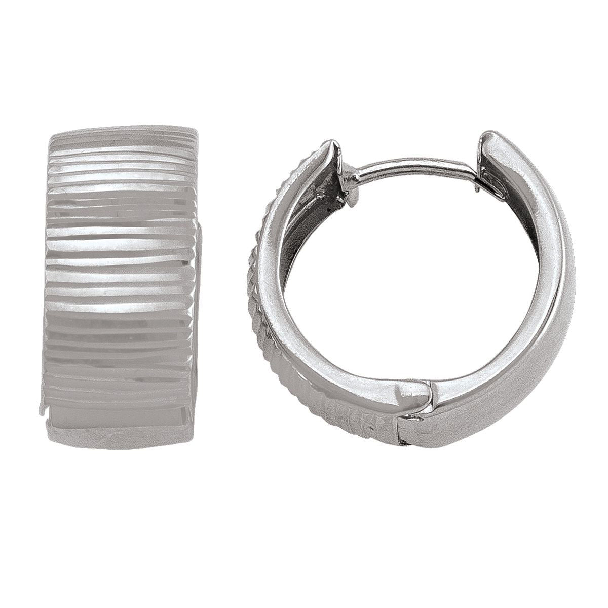 EHG0109, Gold Earrings, Huggies, 8.1 mm Tubing