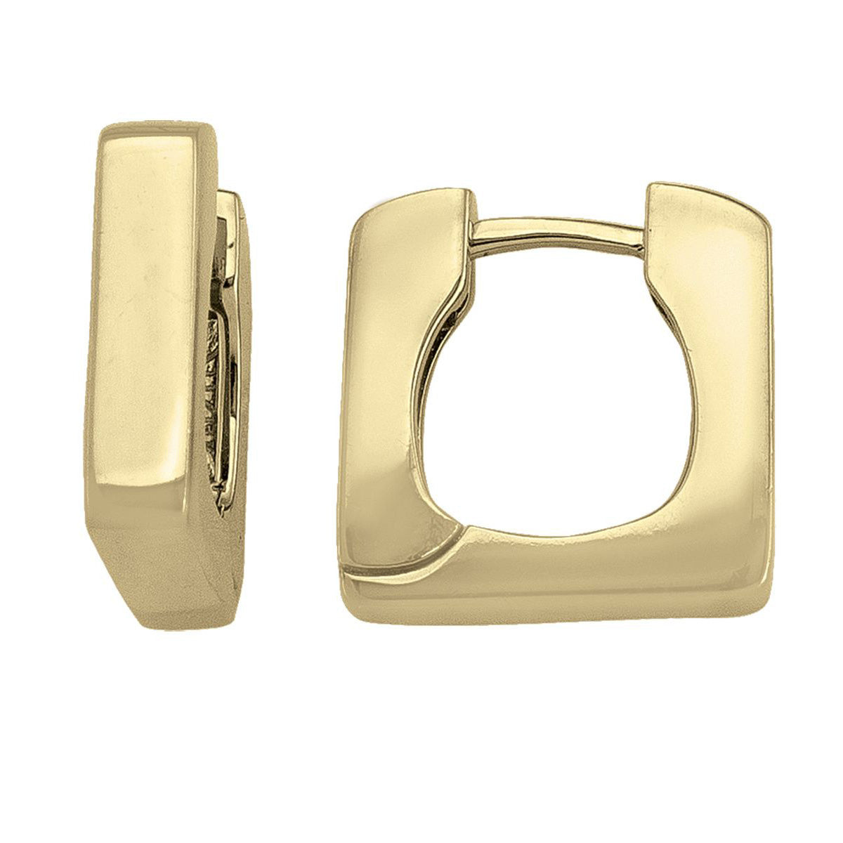 EHG0110, Gold Earrings, Huggies, 3.5 mm Tubing
