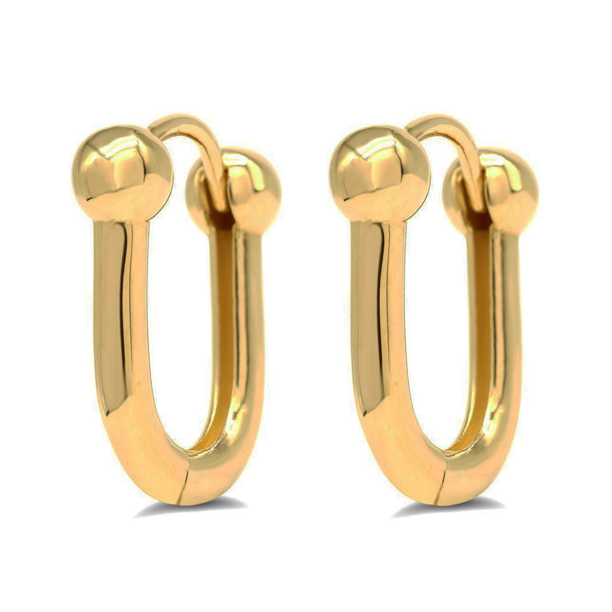 EHG0213, Gold Earrings, Huggies