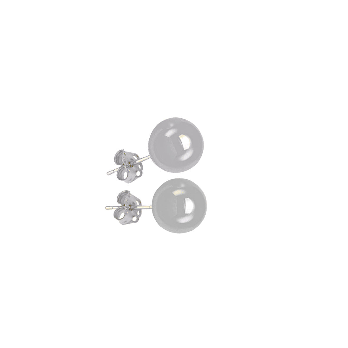 ES0103-10, Gold Earrings, Studs, Balls