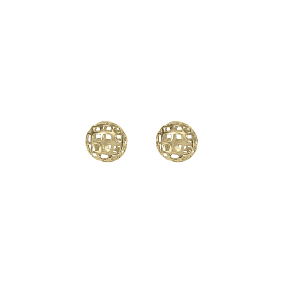 ES0113, Gold Earrings, Studs, Balls