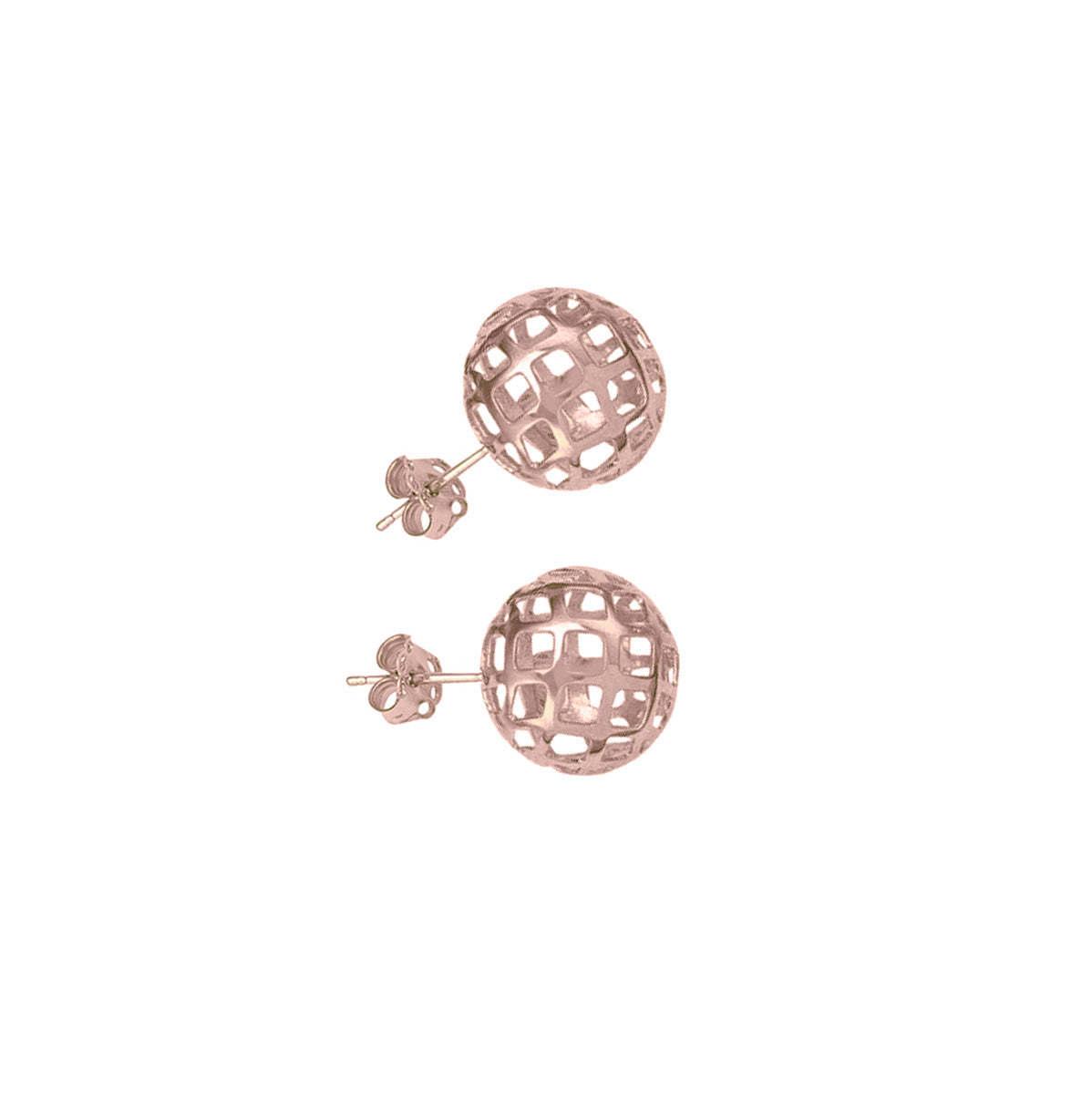 ES0113, Gold Earrings, Studs, Balls
