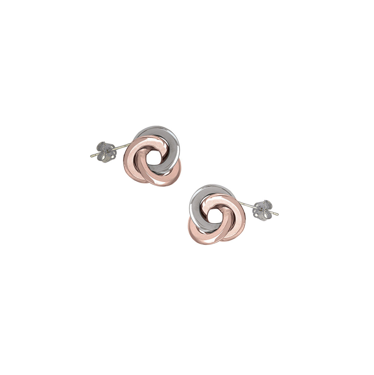 ES0120, Gold Earrings, Studs, Love Knot