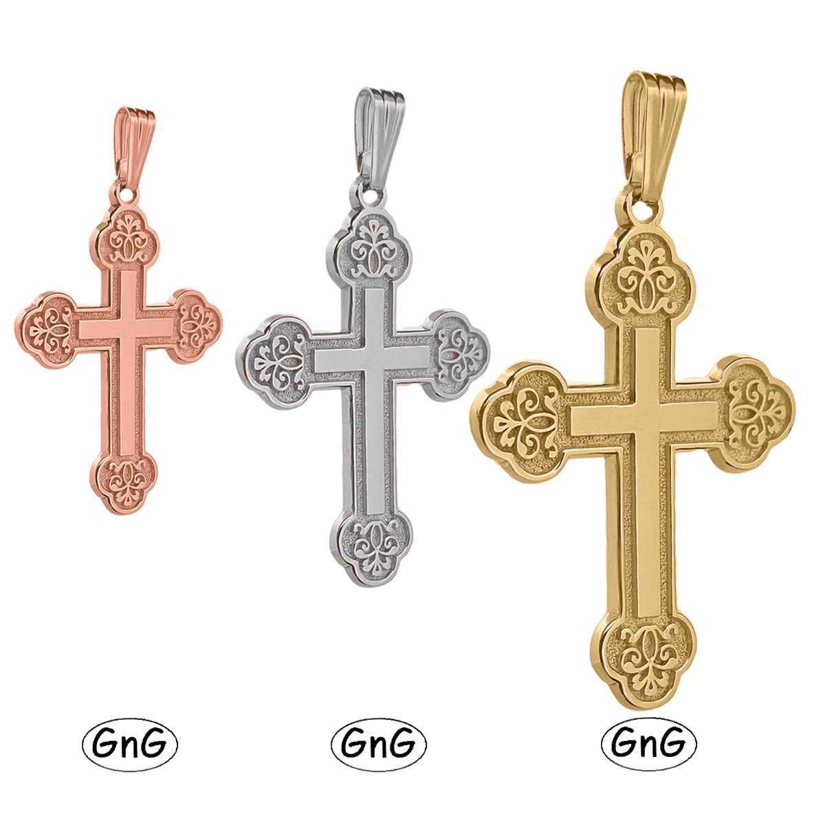 GE02, Gold Orthodox Cross, GnG Design