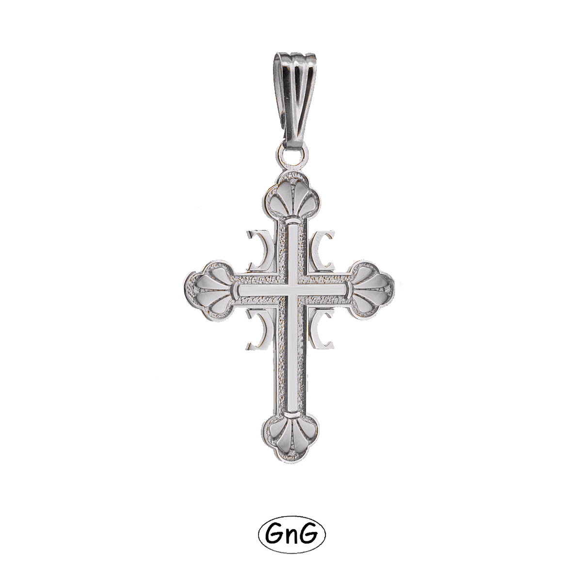 GE09, Gold Serbian Orthodox Cross, 4C, GnG Design