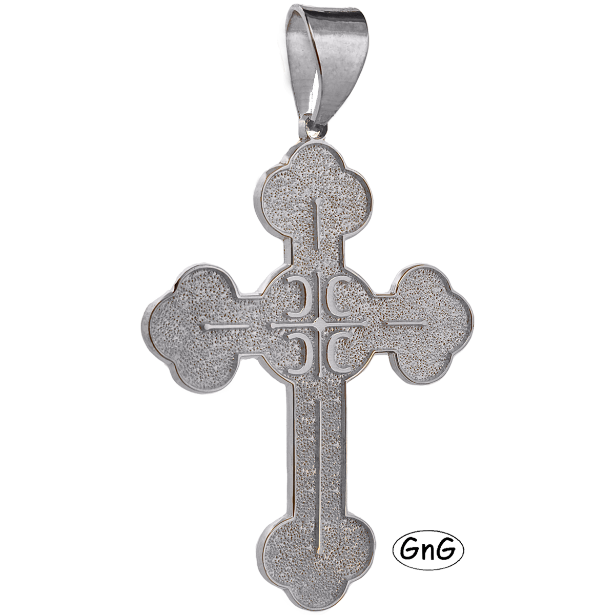 GE18, Gold Serbian Orthodox Cross, 4C, GnG Design