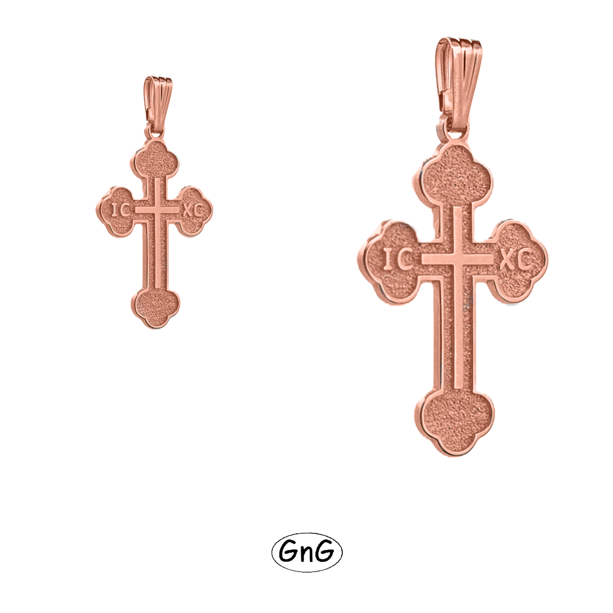 GE20, Gold Orthodox Cross, IC XC, GnG Design