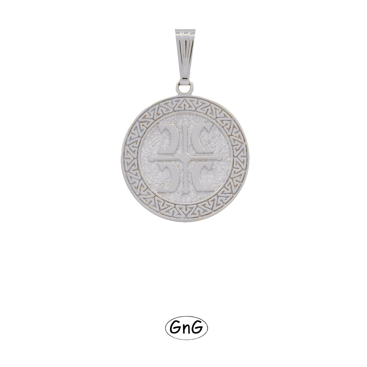 GE30, Gold Serbian Pendant, 4C, GnG Design