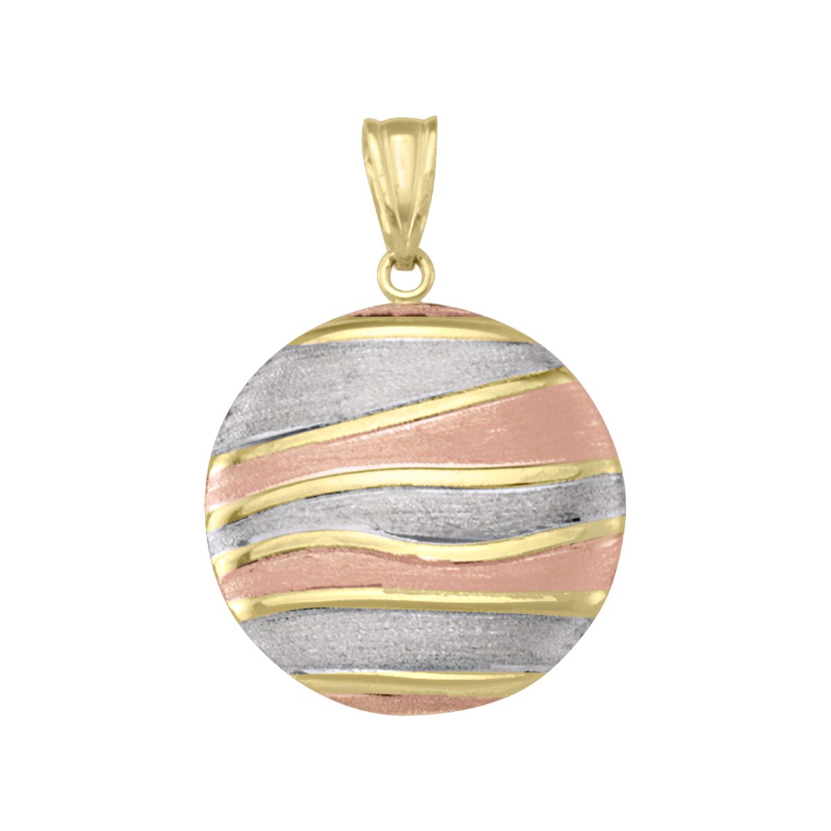 P0106, Gold Pendant, Globe