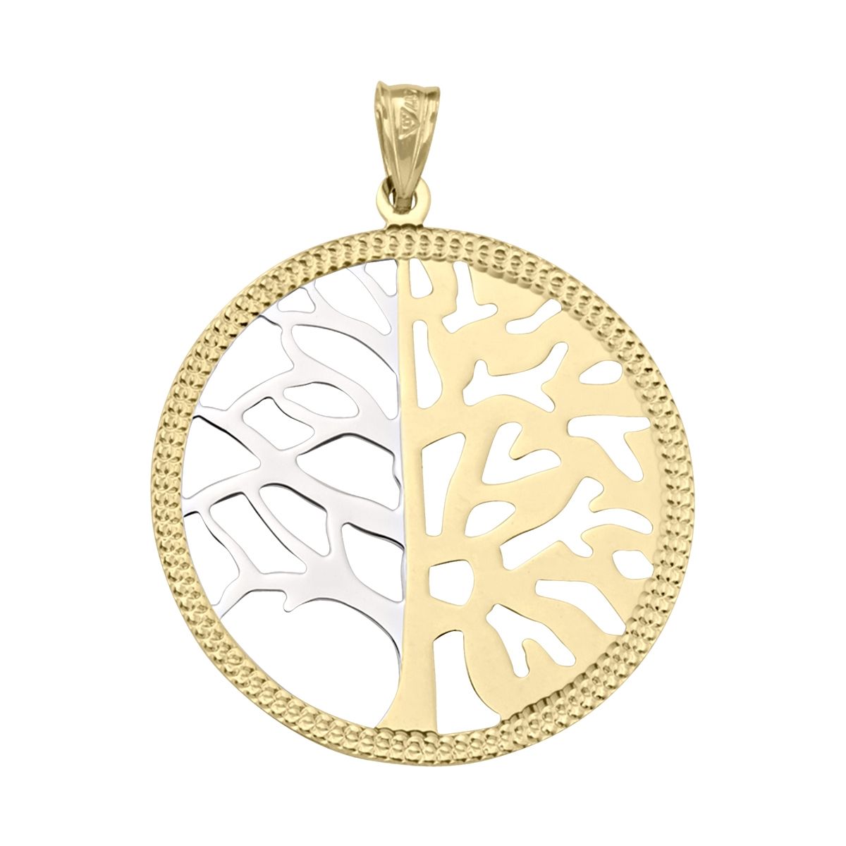 P0108, Gold Pendant, Tree of Life