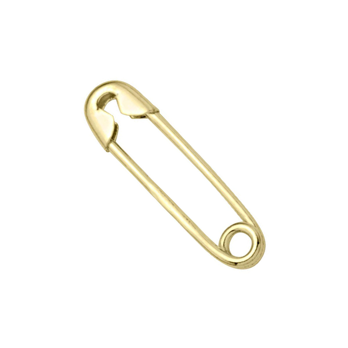 P0206, Gold Pendant, Safety Pin
