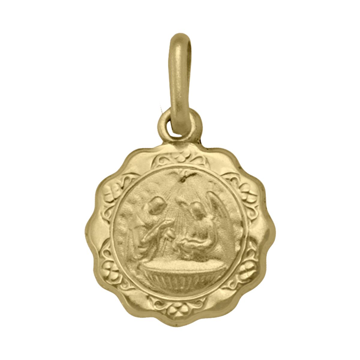 PB0102, Gold Pendant, Baptism