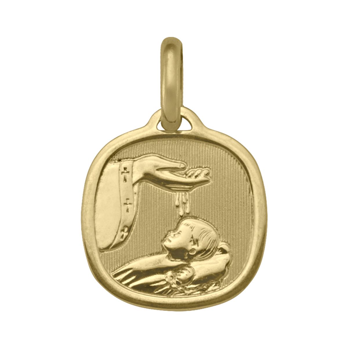 PB0104, Gold Pendant,  Baptism