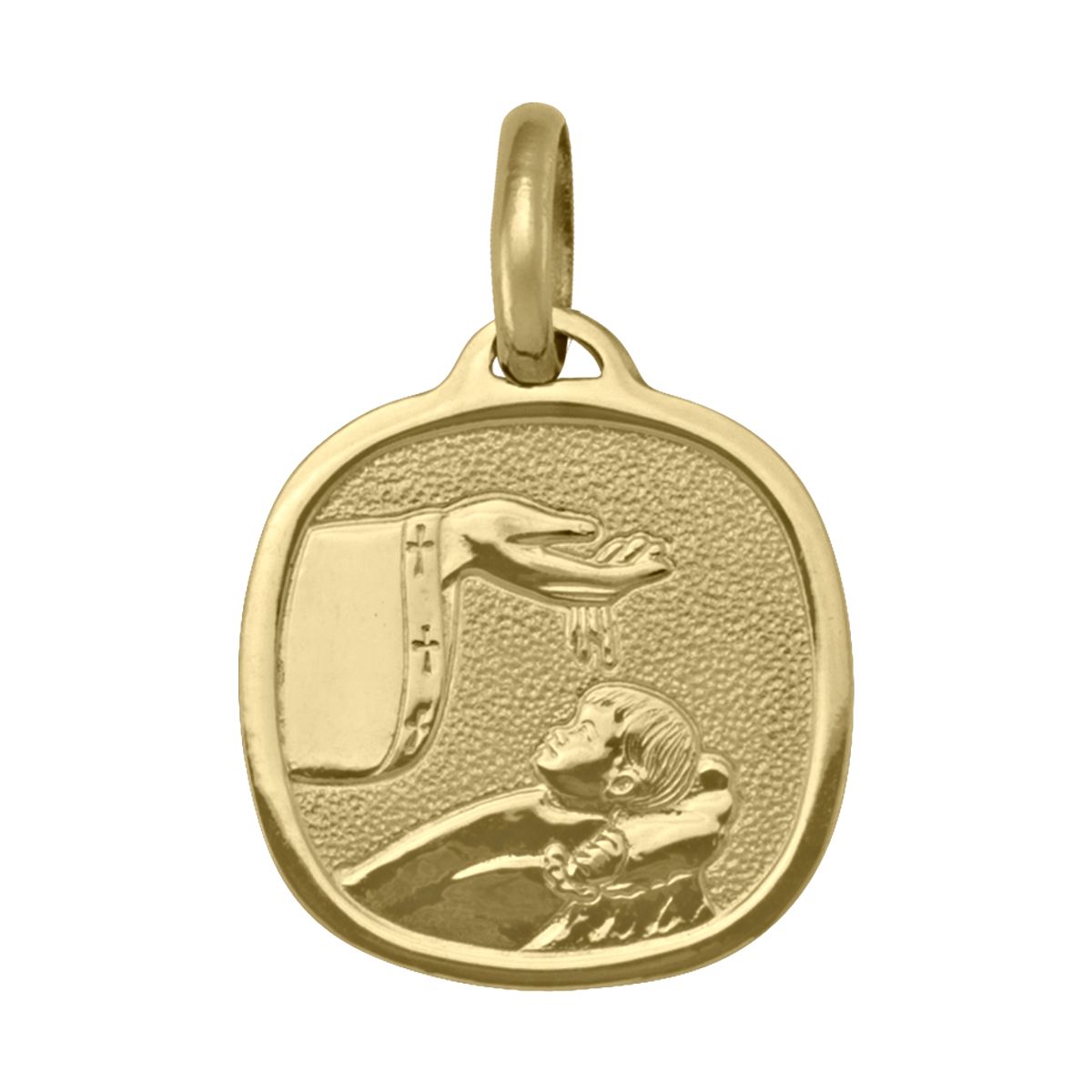 PB0104, Gold Pendant,  Baptism