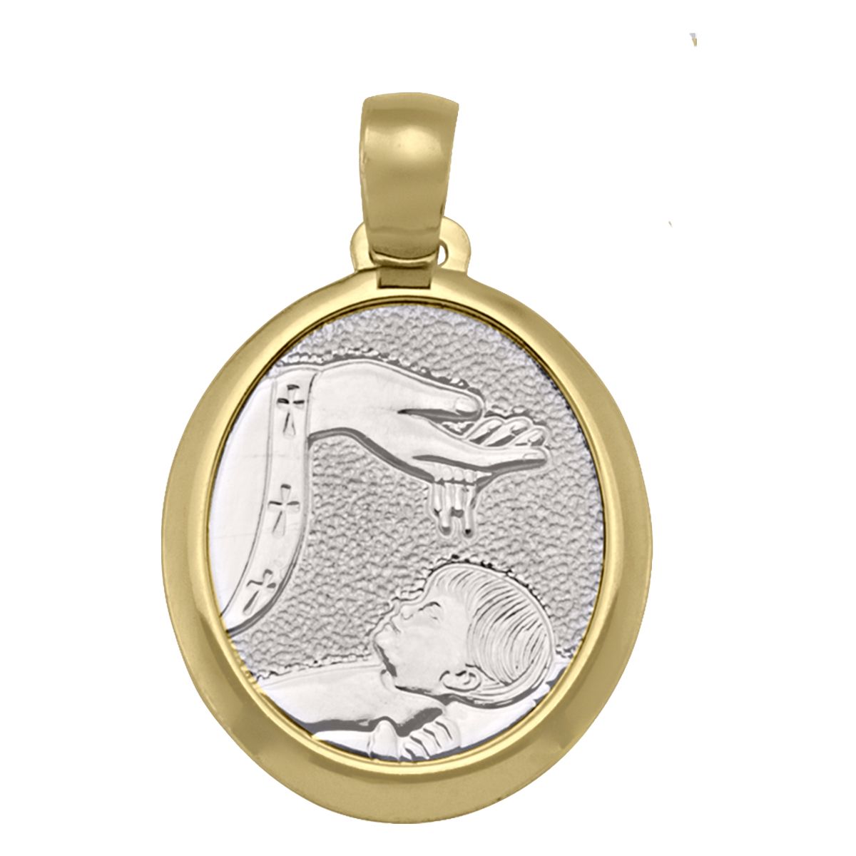 PB0106, Gold Pendant, Baptism